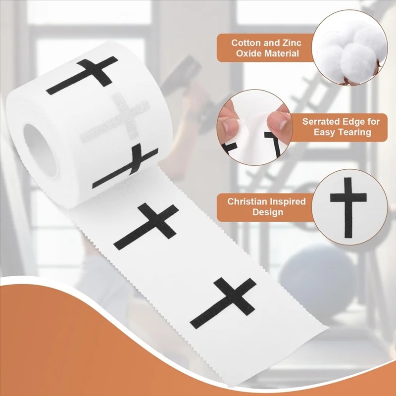 Finger Tape Athletic - Baumwoll-Sporttape mit gezacktem Rand, Sportbandage, Stabilisierungs-